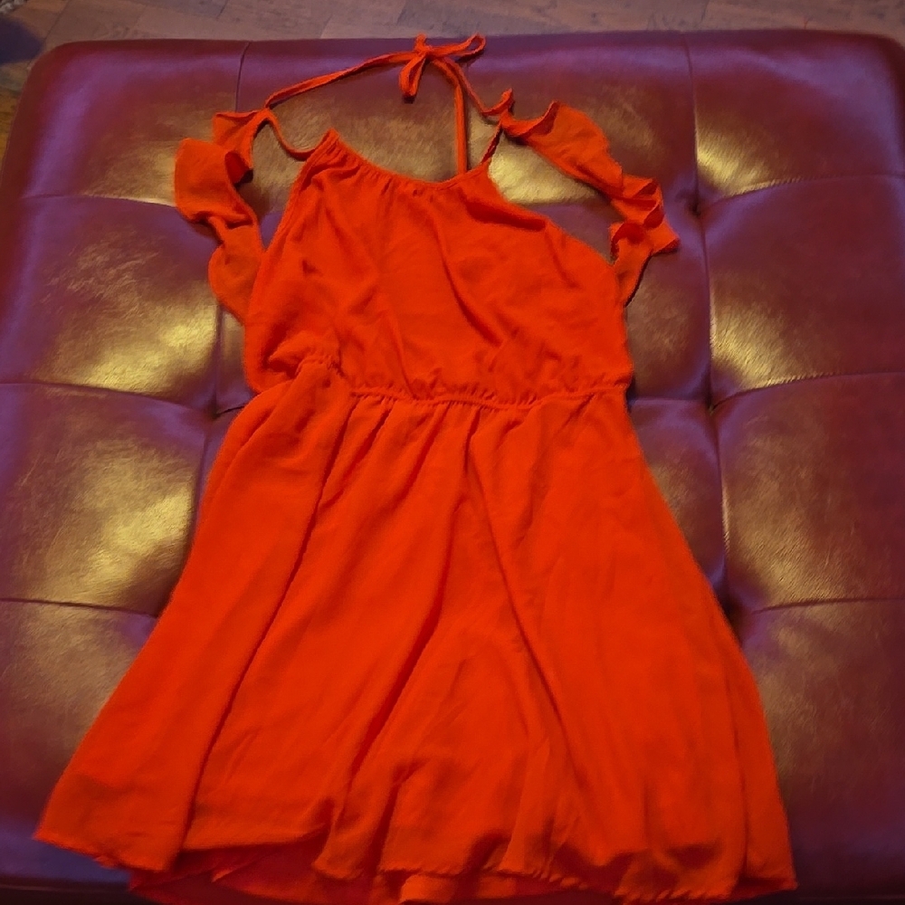 Vibrant Orange Dress